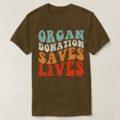 Orgaandonatie redt levens t-shirt (Design voorkant)