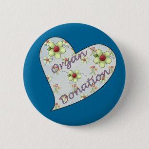 Orgaandonatie Ronde Button 5,7 Cm