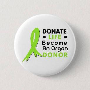 Orgaandonatie Slaat Levens Redt, Transplantaat Bew Ronde Button 5,7 Cm