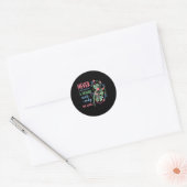 Orgaandonatie voor uw nieuwe donor ronde sticker (Envelop)