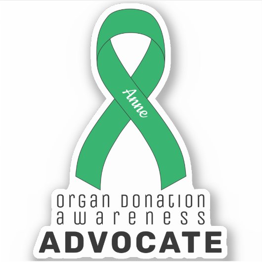 Orgaandonatiebewustzijn Advocate vinylsticker Sticker (Voorkant)