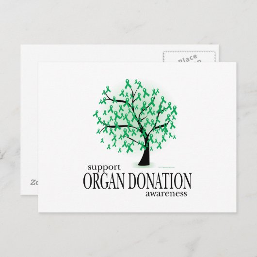 Orgaandonatiestructuur Briefkaart (Voorkant / Achterkant)