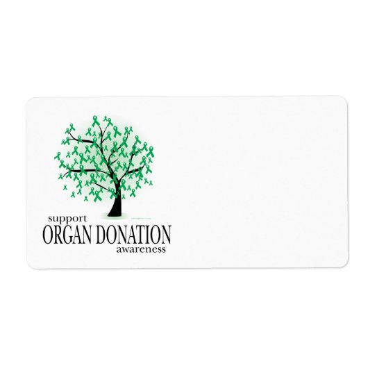 Orgaandonatiestructuur Etiket (Voorkant)