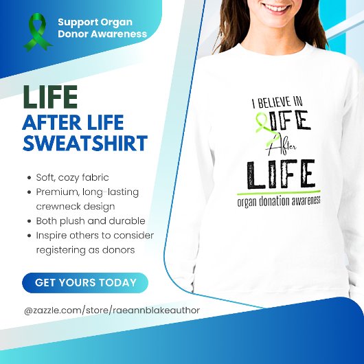 Orgaandonor Bewustzijn Leven Na Leven Sweatshirt
