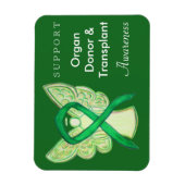 Orgaandonor en transplantatiebewustzijn magneet (Verticaal)