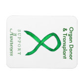 Orgaandonor en transplantatiebewustzijn magneet (Horizontaal)