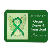 Orgaandonor en transplantatiebewustzijn magneet (Horizontaal)