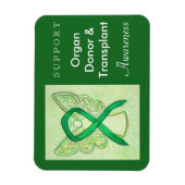 Orgaandonor en transplantatiebewustzijn magneet (Verticaal)