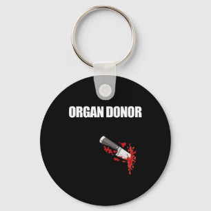 Orgaandonor Fun Bloody Wound Kidney Meme op Byck 2 Sleutelhanger