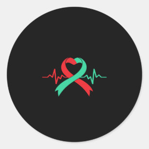Orgaandonor Orgaantransplantatie Krijger Chirurgie Ronde Sticker