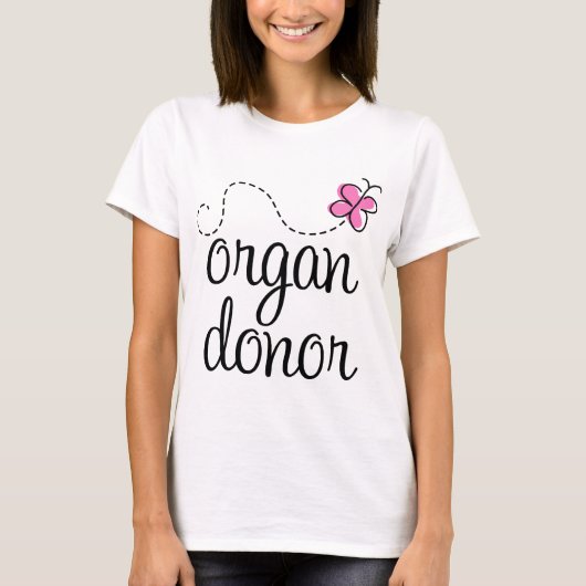 Orgaandonor T Shirt (Voorkant)
