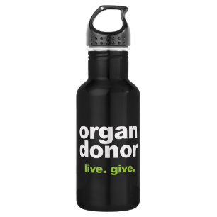 orgaandonor waterfles