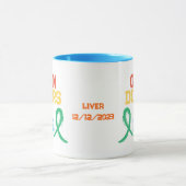 Orgaandonoren kleurrijke ontwerpkoffie mok (Midden)