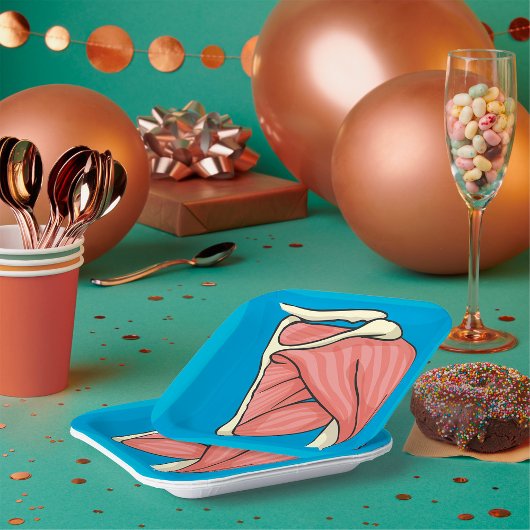 Orgaanillustratie Papieren Bordje