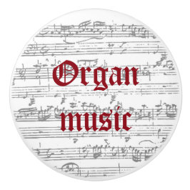 Orgaanmuziek, keramisch trekje keramische knop