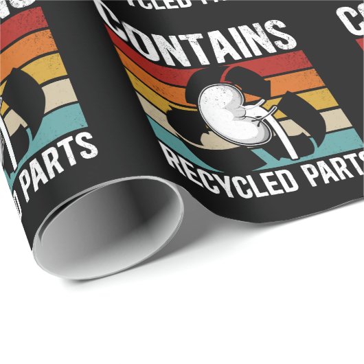 Orgaanontvanger van de niertransplantatie cadeaupapier (Rol Hoek)