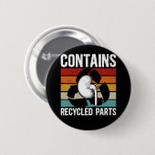 Orgaanontvanger van de niertransplantatie ronde button 5,7 cm (Voorkant /achterkant)