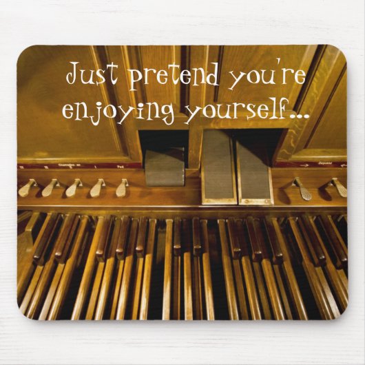 Orgaanpedalen mousepad voor organisten muismat (Voorkant)