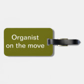 orgaanreizen bagagelabel (Achterkant horizontaal)