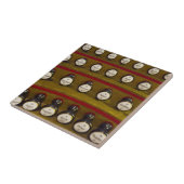 Orgaanstammen van tegels of trivet tegeltje (Zijkant)