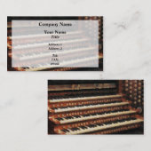 Orgaantoetsenbord Visitekaartje (Voorkant / Achterkant)