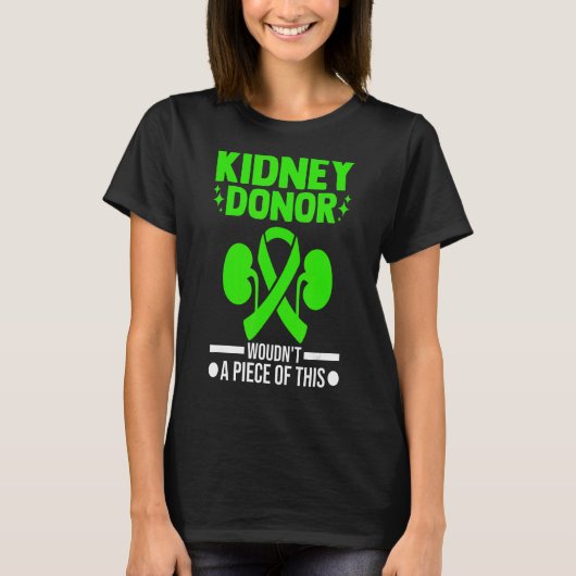 Orgaantransplantaat nierdonoren t-shirt (Voorkant)