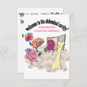 Orgaantransplantatie Kaart (Voorkant / Achterkant)