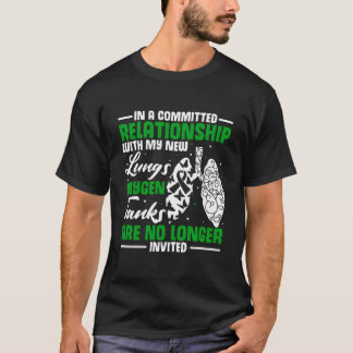 Orgaantransplantatie Longtransplantaat overlevende T-shirt
