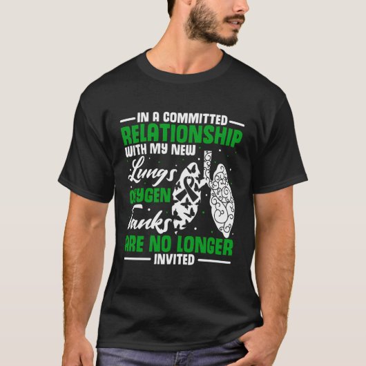Orgaantransplantatie Longtransplantaat overlevende T-shirt (Voorkant)