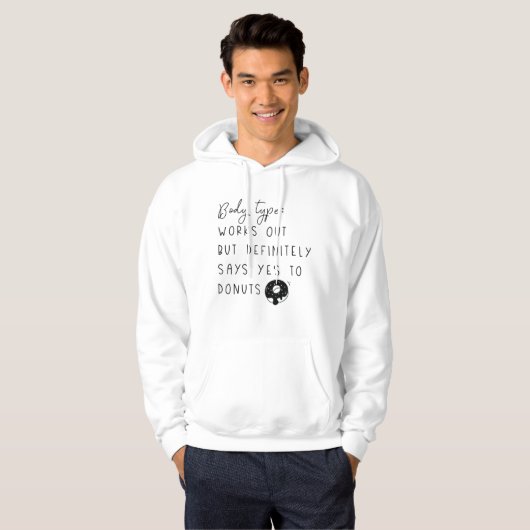 Orgaantype Donuts Hoodie (Voorkant volledig)