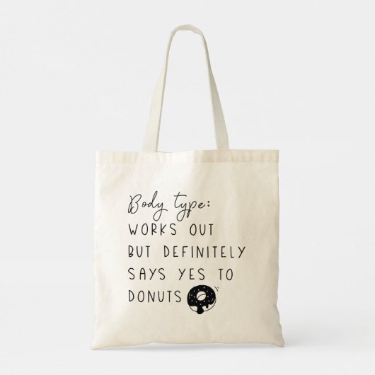 Orgaantype Donuts Tote Bag (Achterkant)