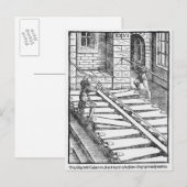 Organ Bellows en Blowers Briefkaart (Voorkant / Achterkant)