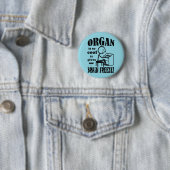 Organ, Brain Freeze Ronde Button 5,7 Cm (In situ)