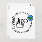 Organ - de wereld revolt rond briefkaart (Voorkant / Achterkant)