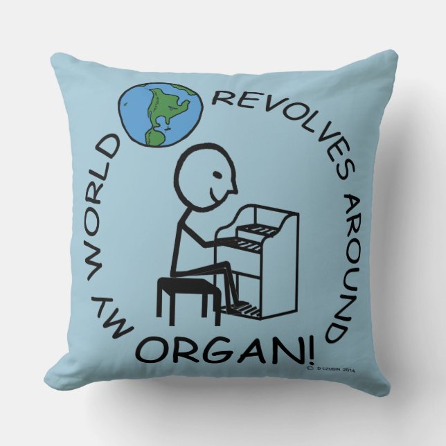 Organ - de wereld revolt rond kussen (Voorkant)