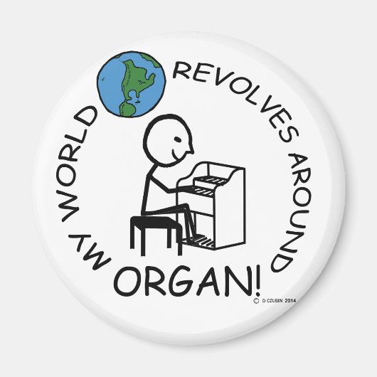 Organ - de wereld revolt rond magneet (Voorkant)