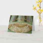 Organ, Deventer, Netherlands greeting card Kaart (Gele Bloem)