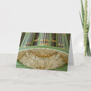 Organ, Deventer, Netherlands greeting card Kaart