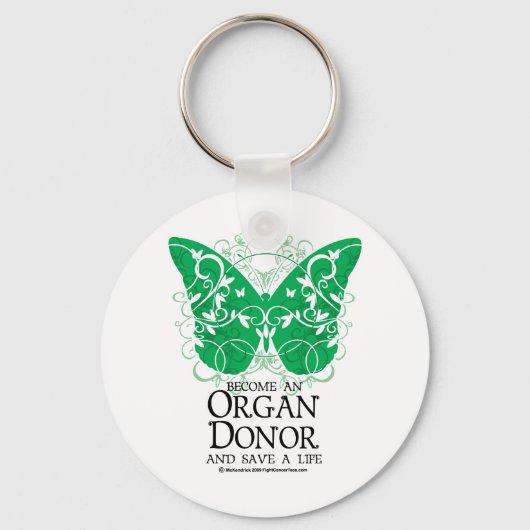 Organ Donor Butterfly Sleutelhanger (Voorkant)