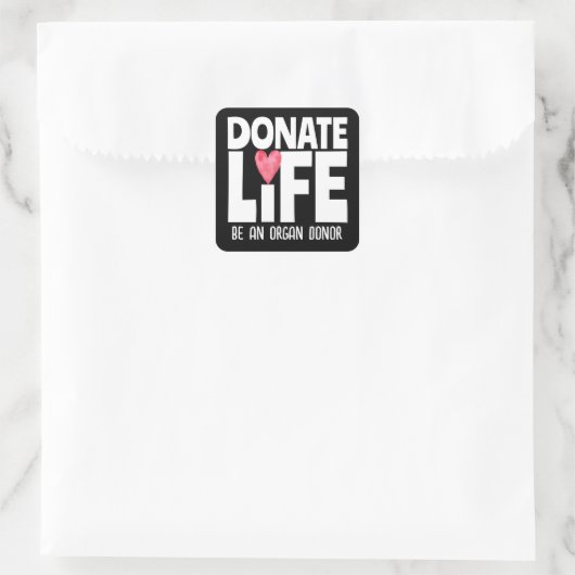 Organ Donor Donate Life Sticker (Tas)