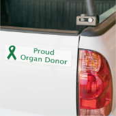 Organ Donor Ribbon Bumpersticker (Op Truck)