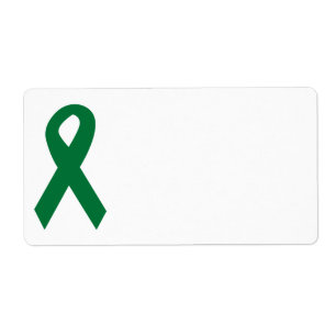 Organ Donor Ribbon Etiket