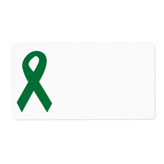 Organ Donor Ribbon Etiket (Voorkant)