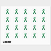 Organ Donor Ribbon Ronde Sticker (Vel)