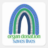 Organ Donors Save Lives Stickers (Voorkant)