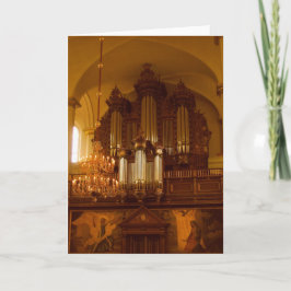 Organ Greeting Card Feestdagen Kaart