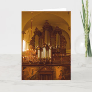 Organ Greeting Card Feestdagen Kaart