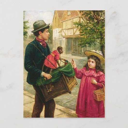 organ_grinder briefkaart (Voorkant)