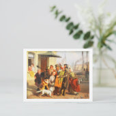 Organ Grinder Briefkaart (Staand voorkant)