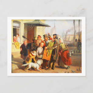 Organ Grinder Briefkaart